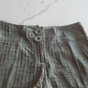 Cute army green summer shorts